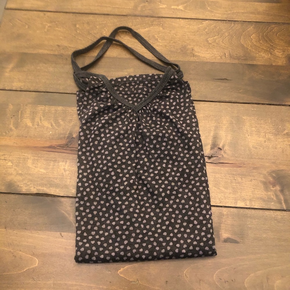 Xhilaration Charcoal Heart Tank